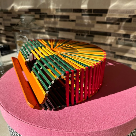 Handcrafted Bamboo Beach Tote -
Eco-Friendly & Stylish - Picture 3 of 12